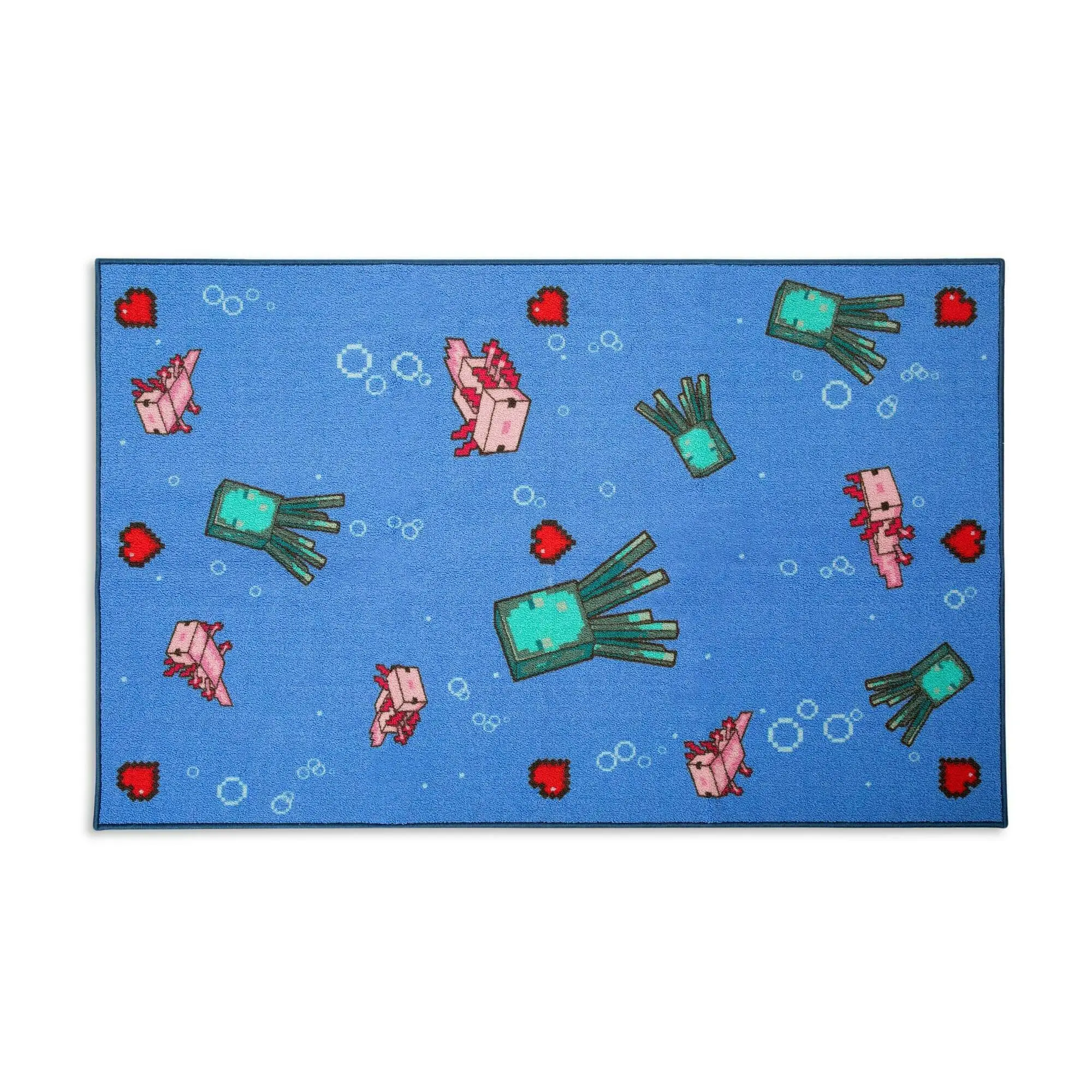 Minecraft Underwater Printed Area Rug | 60 x 39 Inches