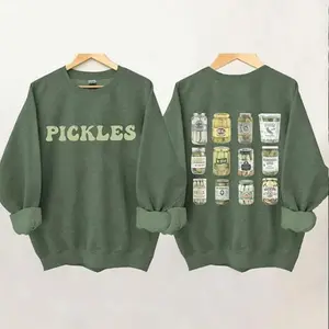 Pickle Jars Sweatshirt, Pickles Print Sweatshirt, Canning Season Pick Lovers Shirt, Jarred Pickles Jumper, Pickle Jar Crewneck