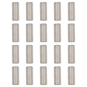20Pcs M5 Stainless Coupling Nuts Round Female Rod Connector Nut for Connection