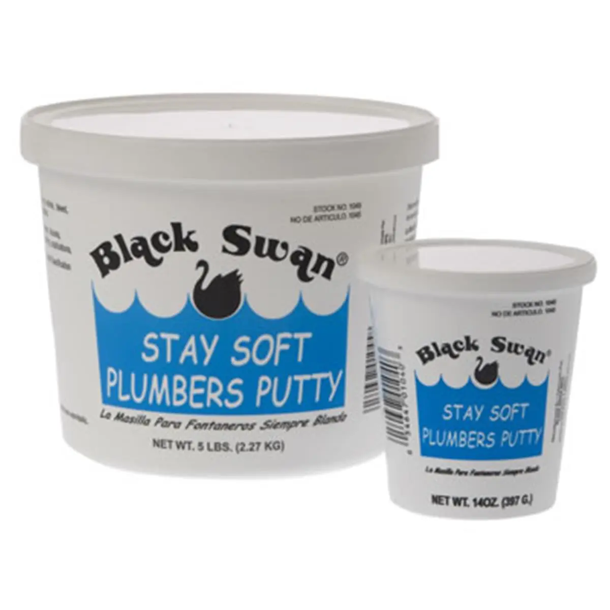 212 MAIN BSW1043 3 lbs Flexible Stay-Soft Plumbers Putty, Waterproof, Water Resistant, Gas Proof, Odor Proof Sealing Putty for Fixtures, Basin Cocks, Seal Fixtures