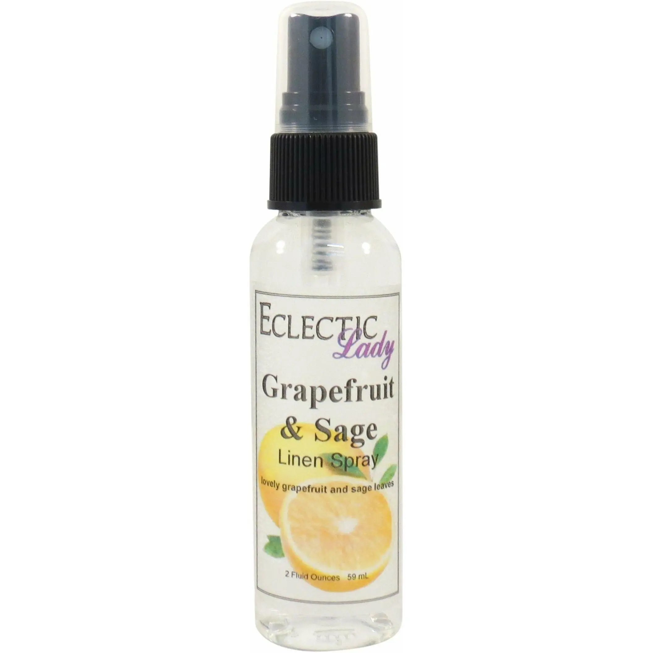 Grapefruit and Sage Linen and Sheet Spray - No Artificial Colors, Parabens, or Preservatives - Long-Lasting Scent for Bed, Fabric & Pillow