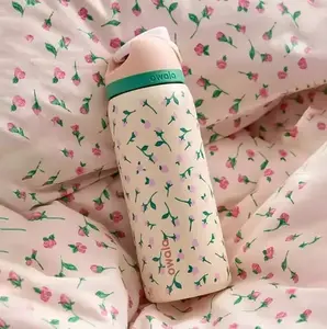 Floral Confetti Aesthetic FreeSip Insulated Stainless Steel Water Bottle – Leakproof Travel Mug – 24oz 32oz