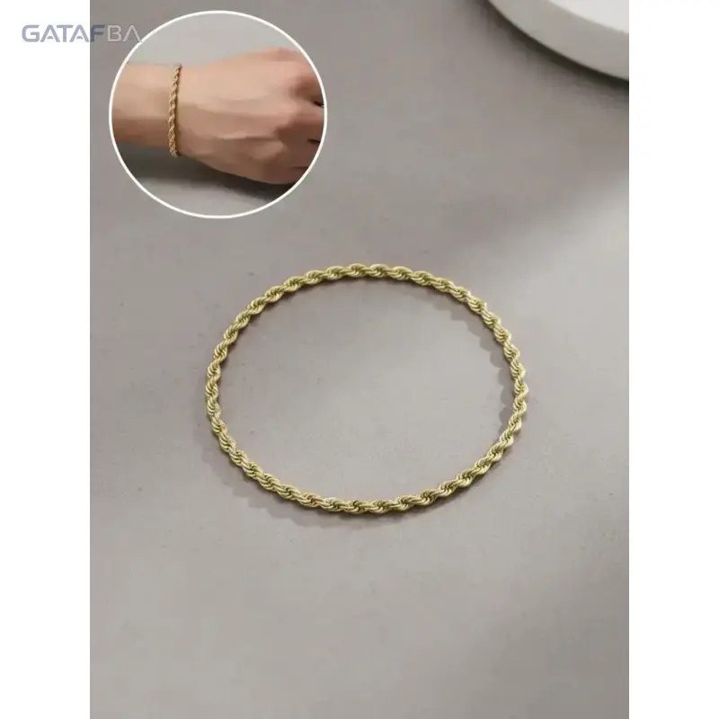 Men's Minimalist Rope Chain Bracelet with Adjustable Cuffs, Versatile Wrist Accessory for Daily Wear, Sports, Gifting, Sports & Outdoor Men's Accessory