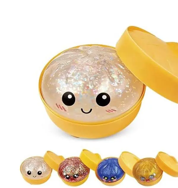 Glitter Dumpling Squishy Toys 4-Pack