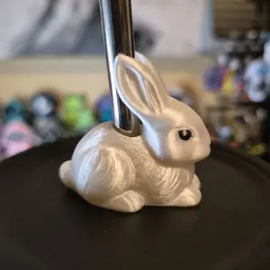 Bunny Straw Topper - Adorable Rabbit Design for Party Decorations and Festive Occasions Drinkware