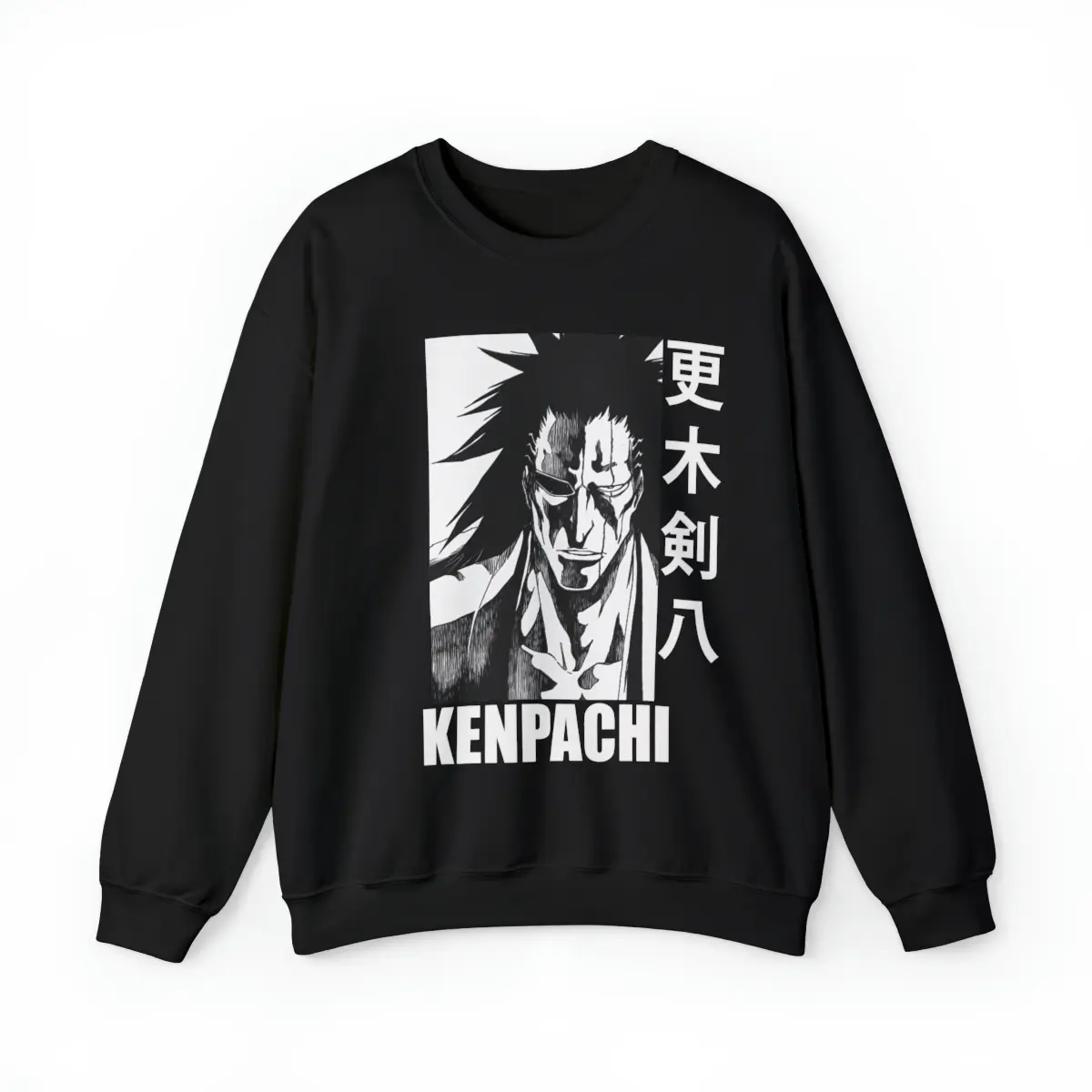 BLEACH Kenpachi Zaraki Japanese Anime Manga Hoodie/Hooded Sweatshirt, Bleach Kenpachi Anime Merch, Best Anime Gift - UNISEX