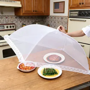 Outdoor Mesh Food Covers – Reusable & Foldable Food Protection Nets Perfect for outdoor food coverage — pop-up tents ideal for parties, picnics, BBQs, camping, and gardening supplies.