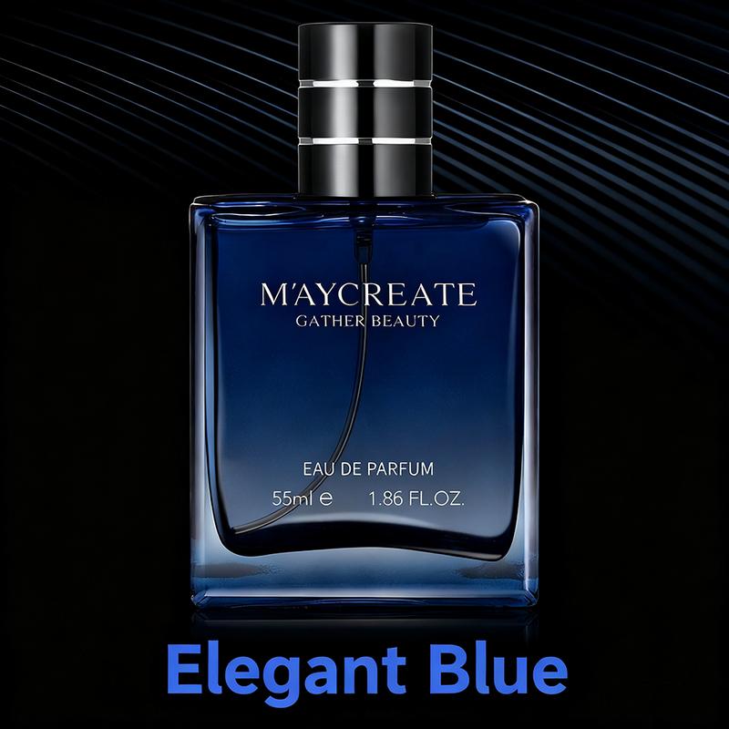MAYCREATE Men's Azure Sea Salt Eau De Toilette 55ml Freshness Knight Woodsy Deep Scent Marineinous successors Long Lasting Aroma