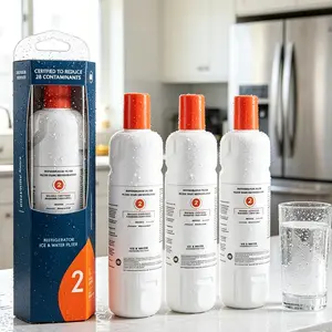 Genuine EDR2RXD1 Refrigerator Water Filter – Authentic EveryDrop Filter 2 Replacement for W10413645A – NSF Certified to Reduce Lead, Pesticides & Pharmaceuticals – Clean, Great-Tasting Water – 6 Months / 200 Gallons