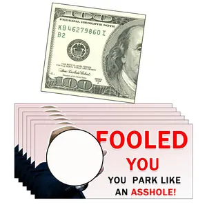 Trump You Park Like An A-hole Bad Parking Prank Cards FunnyBad Parking Warning Cards - Leave Under Windshield - 20Pack