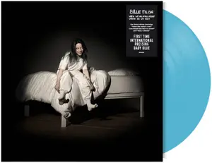 Billie Eilish - When We All Fall Asleep Where Do We Go - Limited Baby Blue Colored Vinyl  [VINYL RECORD - LP] Blue, Colored Vinyl, Ltd Ed, UK - Import