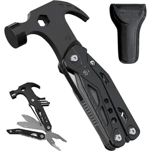 14-in-1 Multitool, Valentines Day Gifts for Men Dad Gifts, Mini Hammer Multitool, Small Hammer Tool, Survival Gear and Supplies, Christmas Gift for Boy Husbands