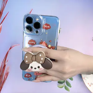 Adjustable cartoon cute magnetic phone stand