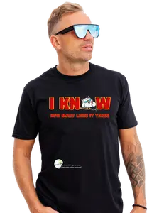 I Know How Many Licks It Takes - Men's Funny Graphic T-shirt - Casual Top for Men - Menswear Cotton Clothing Crewneck