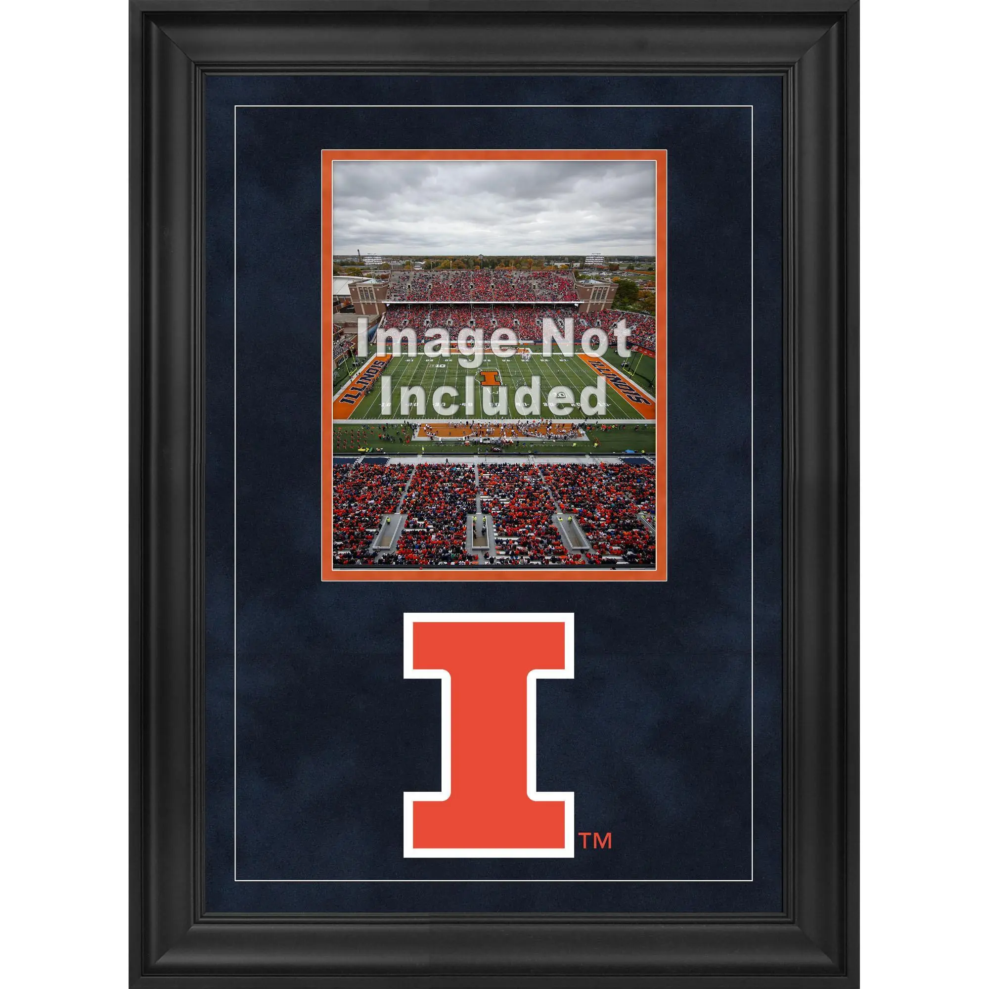 Illinois Fighting Illini Deluxe 8" x 10" Vertical Photograph Frame with Team Logo