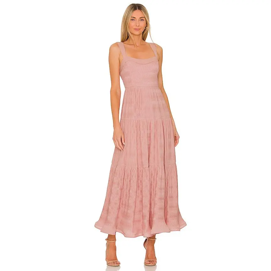 open lace back dress Jonathan SimKhai Pink Standard Sizes S Dresses  The Curated Closet
