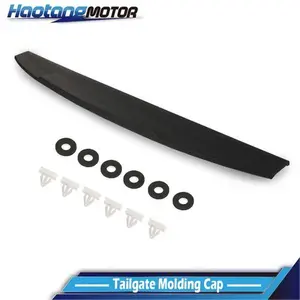 CROSSDESIGN Top Tailgate Molding Cap Fit For 2019-2022 Chevrolet Silverado GMC Sierra 1500