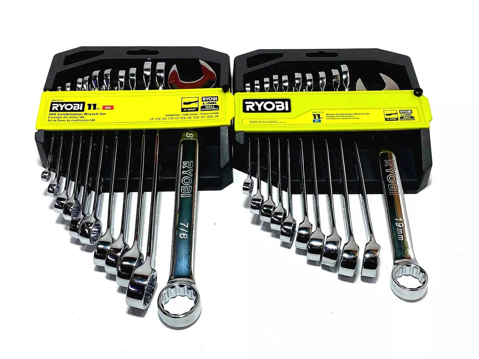 Ryobi 22 PC. SAE & Metric Combination Wrench Set Ryobi 22 PC. SAE & Metric Combination Wrench Set