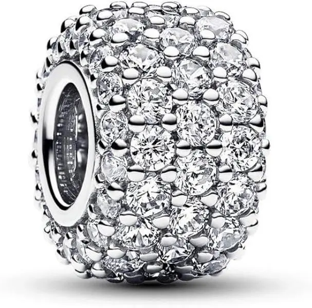 Pandora Sparkling Pave Triple-row Charm 792820C01