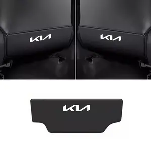 PU Leather Car Seat Back Protector Mat Prevent Dirty Anti Kick Pad For Kia Sportage Morning Ceed Picanto Rio ProCeed Niro Stonic Optima Forte KN Car Accessories