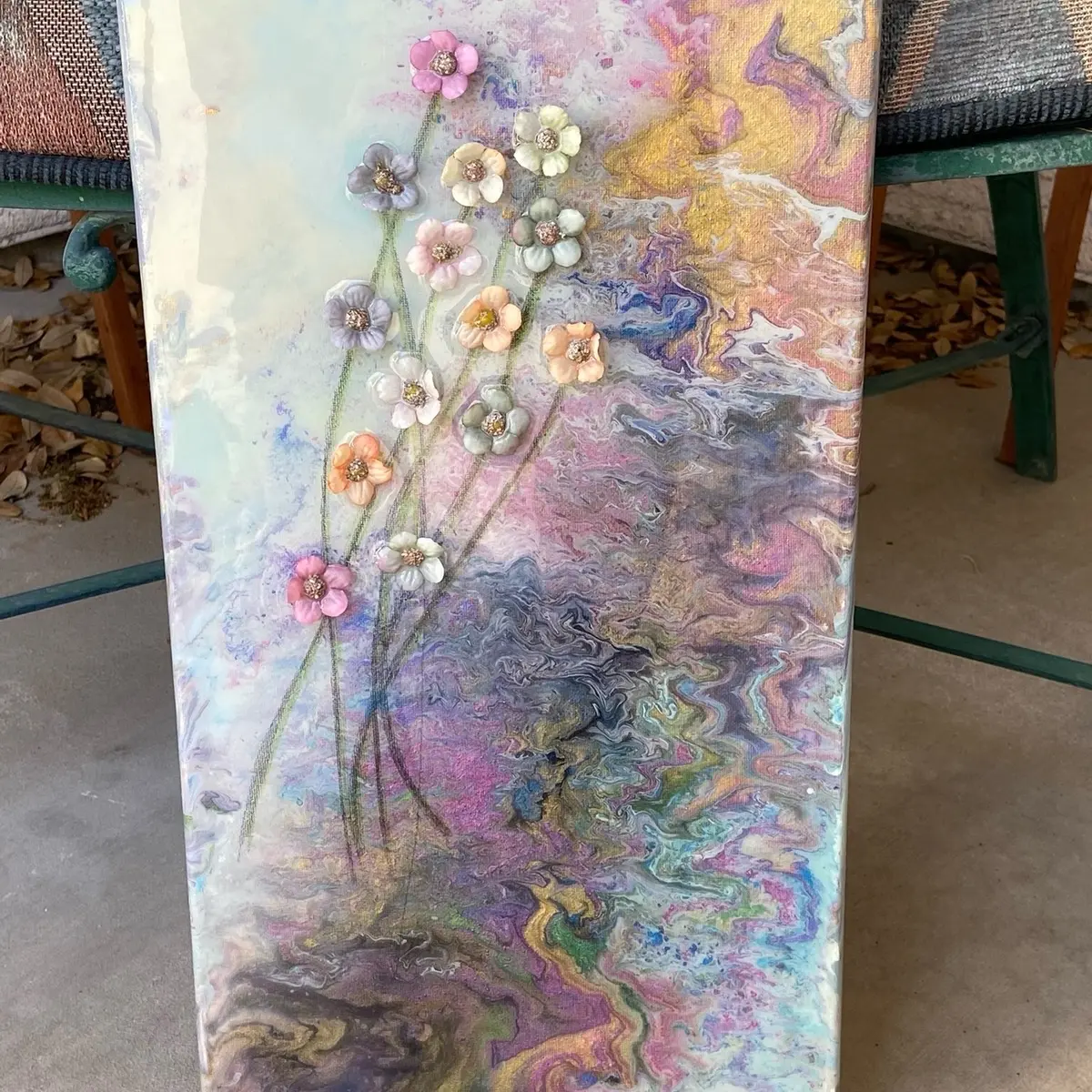 Acrylic pour “Beauty”