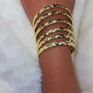 Mini Dubai style gold bangles for kids