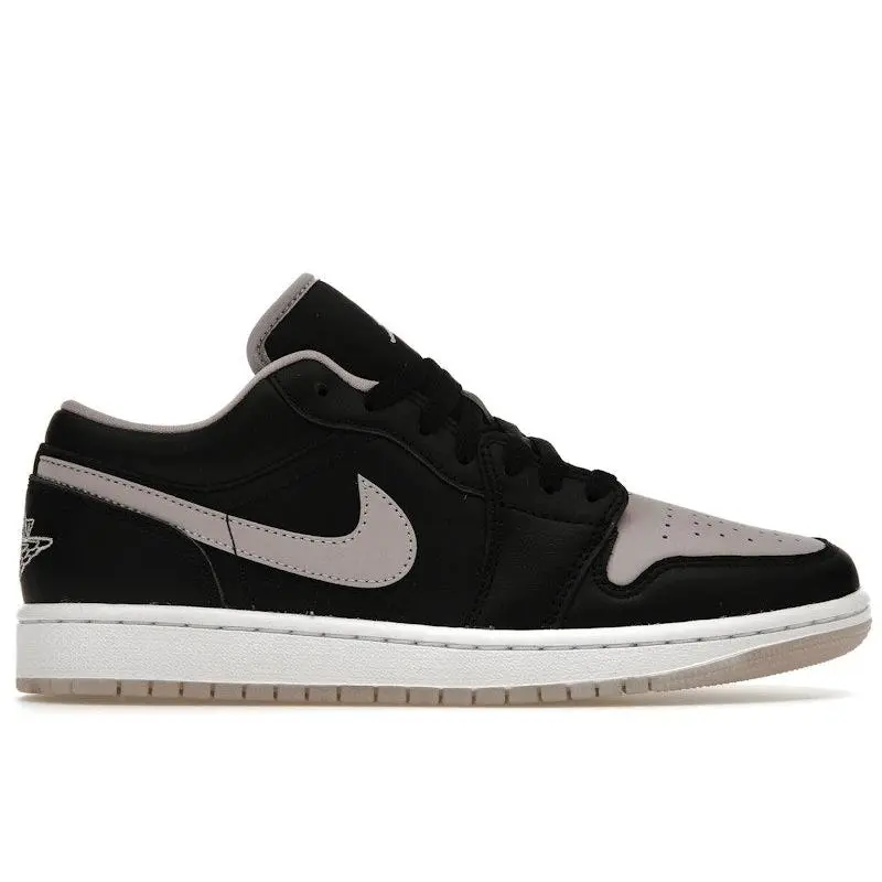 Jordan Men's 1 Low SE Black Iced Lilac Basketball Shoes, from StockX