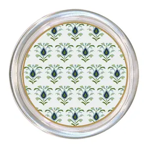 C9314-Rosemary White by Laura Park Coaster