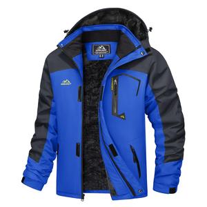 MAGCOMSEN Men‘s Winter Jacket Water Resistant Fleece Lined Coats Insulated Thermal Skiing Snowboard Jacket Parka Raincoat with Hood