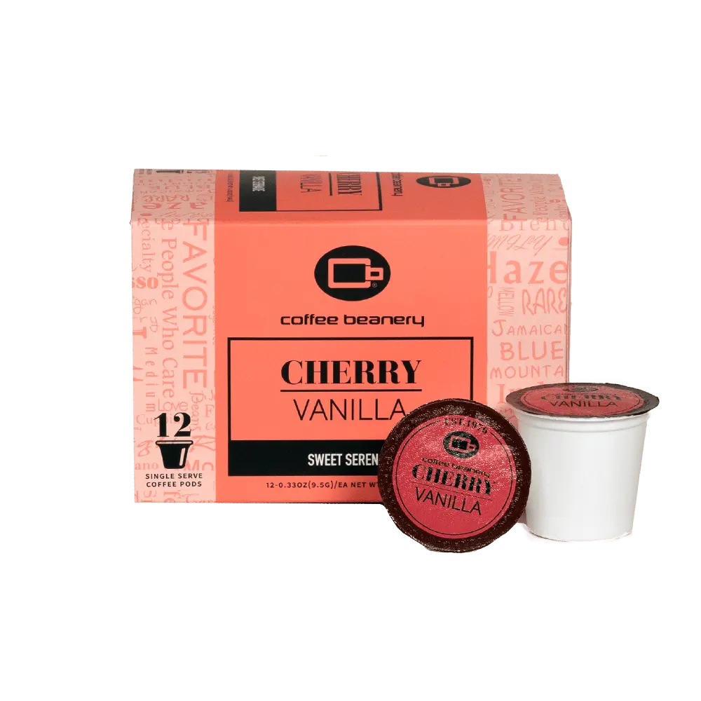 Cherry Vanilla Flavored Coffee Pods