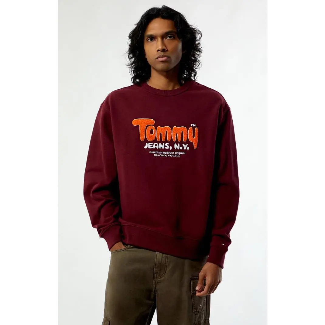 Tommy Jeans Men's Boucle Font Play Sweatshirt