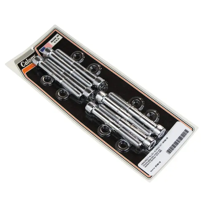 Colony 9748-16 Head Bolt Allen Screw Kit | Sportster 1973–1985 Chrome