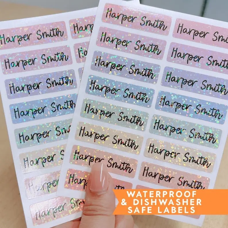 Kids Name Stickers, Daycare Name Labels, Preschool Name Labels, Waterproof Name Labels, Back to School Gift for Kids, School Labels for Kids Sticker Sheets travelessentials