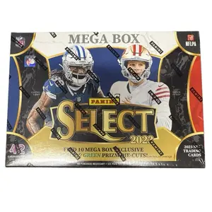 Panini Select 2023 Mega Box - Includes 10 Exclusive Green Prizm Die-Cuts & 42 Trading Cards