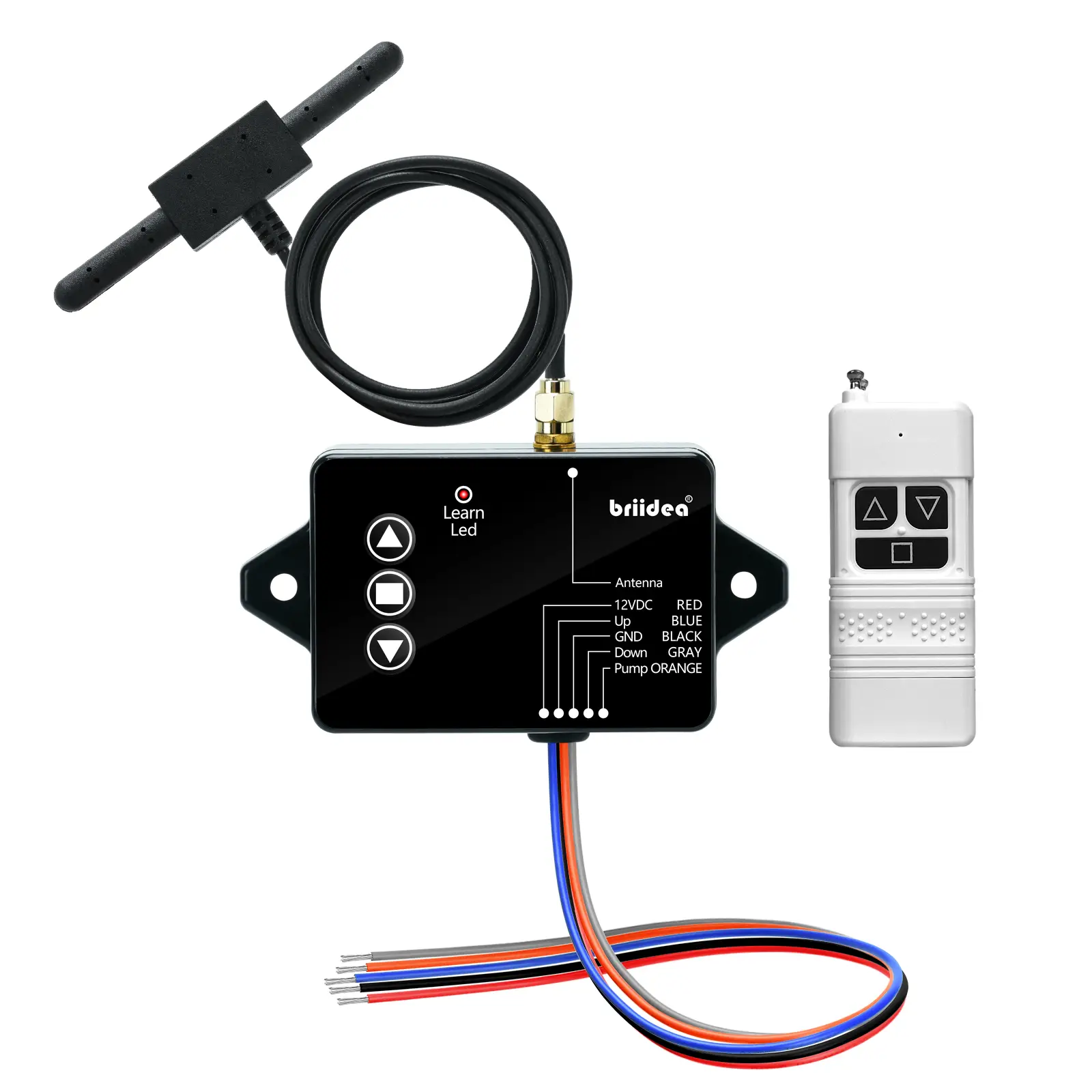 briidea Wireless Dump Trailer Remote Control – Compatible with 3-Wire & 4-Wire Hydraulic Trailer Controllers Fathersdaygift Installation