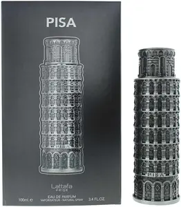 Lattafa Pride Pisa Eau de Parfum Spray 3.4 oz 100 ml Citrus Aromatic Scent with Spicy & Woody Undertones Unisex Fragrance