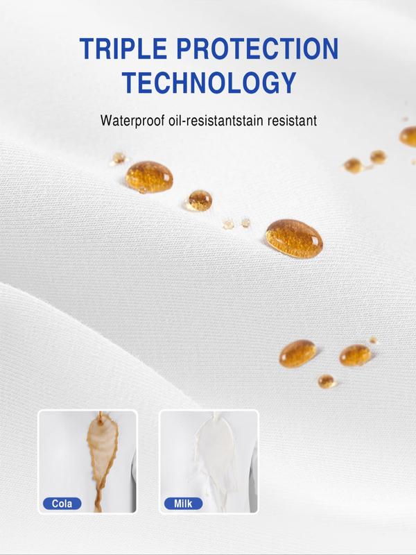 1/3pc Technology Waterproof Stain Oil-Resistant Lightweight T-Shirt, Men's Casual Versatile Shirt in Multiple Colors