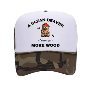A Clean Beaver always gets More Wood Trucker Hat