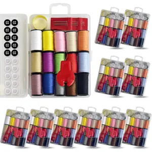 Mini Sewing Kit, Portable Sewing Kit, Portable Travel Sewing Box Kit for Adults Supplies Repair Project (10)