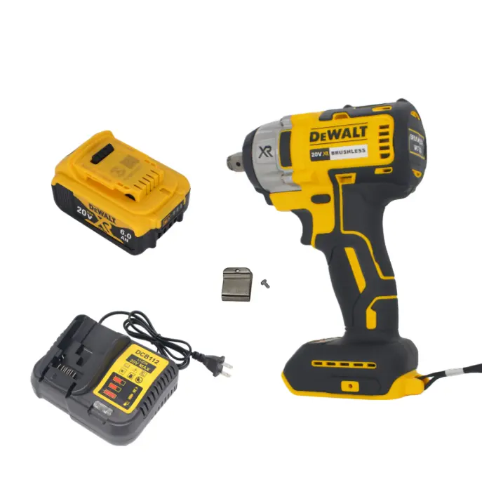 Dewalt DCF880 Cordless Brushless Impact Wrench, 3N-m Torque, 1/2in Drive, Pressure-Sensitive Speed Control for Precise Work, Cordless Impact Wrench