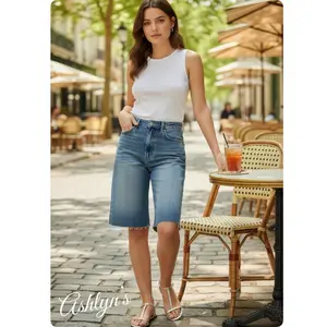 JUDY BLUE High Waist Rigid Magic Jorts-Bermuda Shorts Womenswear