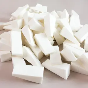 Nail Art Soft Sponge, 10pcs/pack Nail Art Tool, Makeup Sponge, Makeup Wedge Triangle Shape Sponge, Manicure & Pedicure Tools