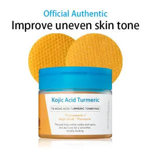 【Limited-time promotion】Kojic Acid Turmeric TX Toner Pad 70pads, Dark Spot & Pigmentation Care for Uneven Skin Tone