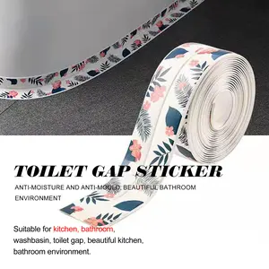 3 Counts Caulk Tape, Moisture Barrier for Bathroom,Random Pattern