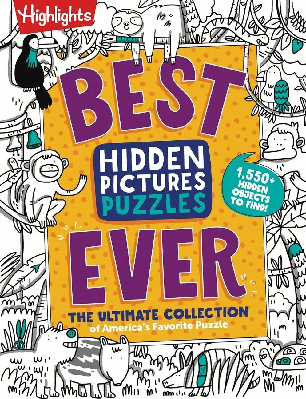 Best Hidden Pictures Puzzles EVER: 144-Page Puzzle Book with Over 1,500 Hidden Objects, Classic Search-and-Find Paperback – August 3, 2021