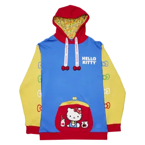 Hello Kitty 50th Anniversary Color Block Unisex Hoodie