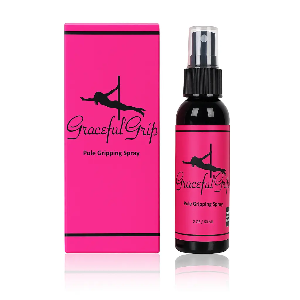 Graceful Grip - Hand Grip Spray for Pole Dancing - Dry Hand Sweat Resistant Solution - Vegan & Skin Friendly