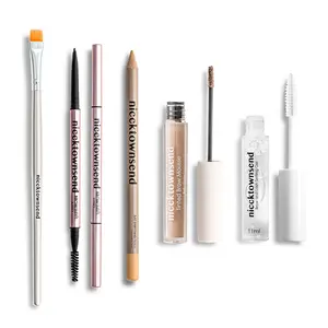 Niccktownsend's Best Brow Kit - Essential Salon Products for Perfect Brows with BrowSketch Pencil, Highlighter Brush, Tinted Mousse, and Brow Seal Gel