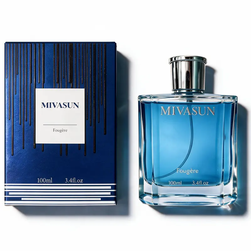 MivaSun Midnight Ocean Unisex Eau de Parfum - 100ml/3.4fl oz Aquatic Cologne, Long-Lasting Citrus Floral Aroma, Ocean-Fresh Start Scent with Lemon & Cedarwood, Harsh Additive-Free, Summer Daily Wear
