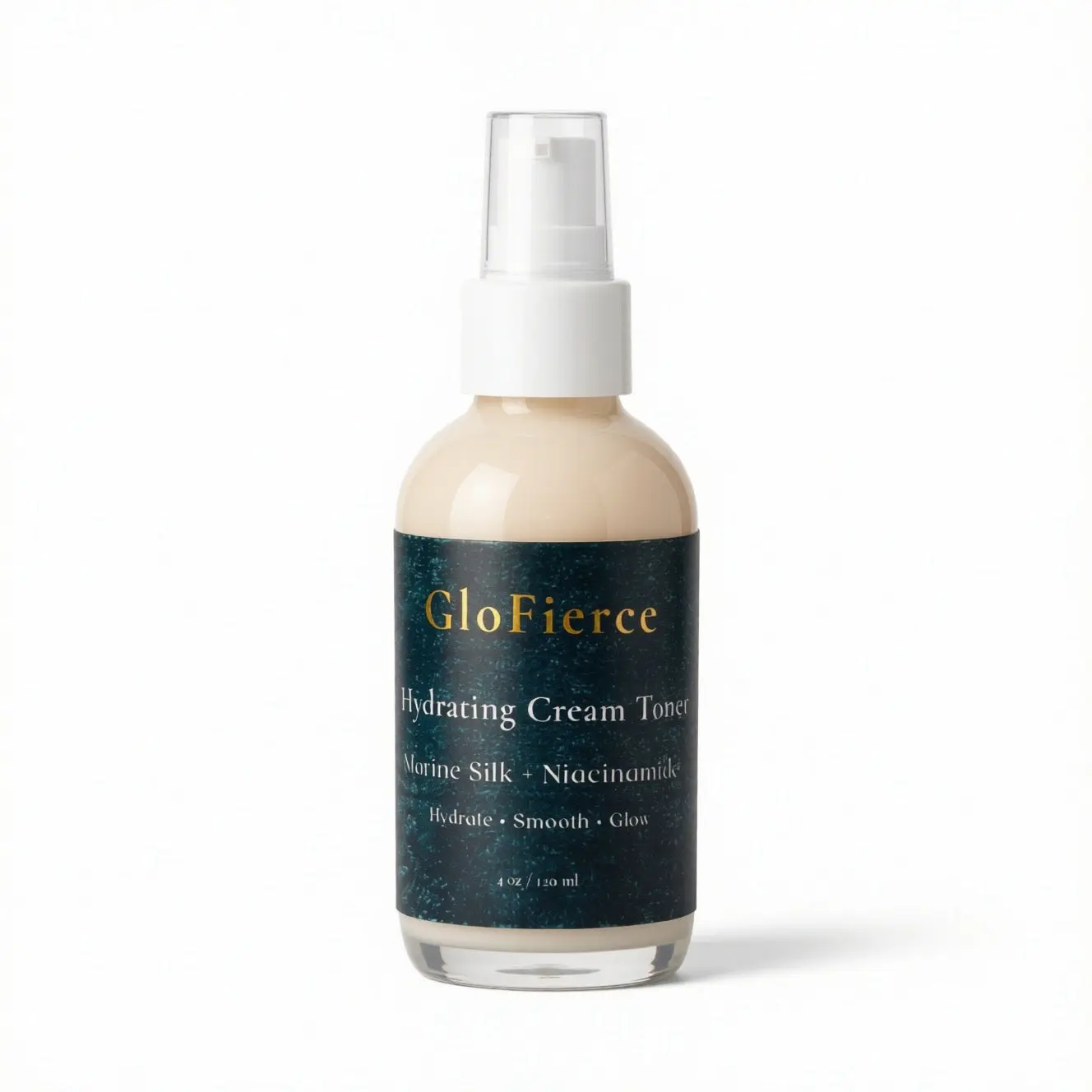 Hydrating Cream Toner | Milky Face Toner with Hyaluronic Acid, Niacinamide & Rice Extract | GloFierce